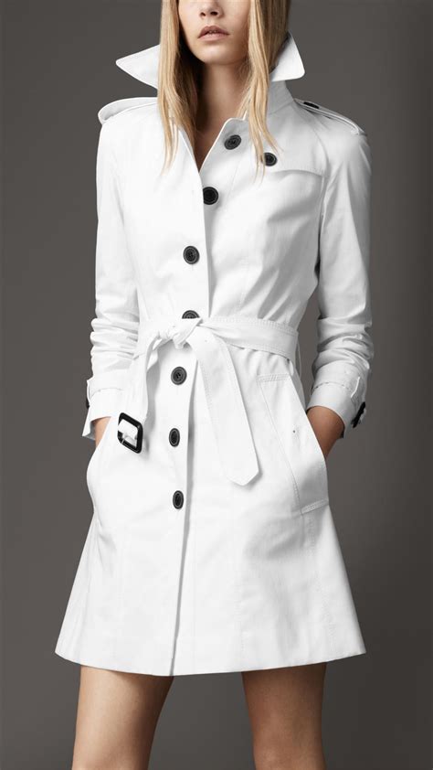 burberry white raincoat|burberry raincoats for women sale.